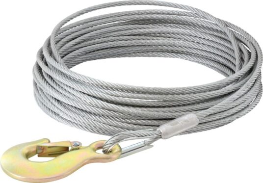 Aircraft-grade steel cable