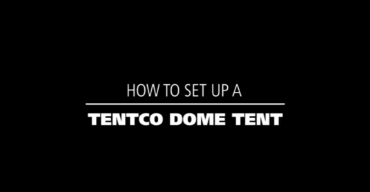 How to set up a Tentco dome tent