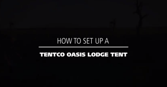 How to set up a Tentco Oasis Lodge tent