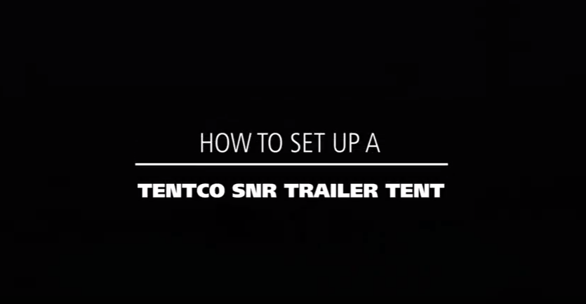 How to set up a Tentco SNR trailer tent