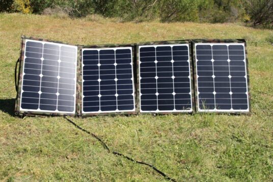 TBV Solar 160W flexible fold-up solar panel