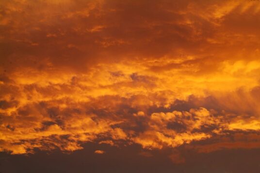 1. Red sky at night, shepherds delight; red sky in the morning shepherds warning