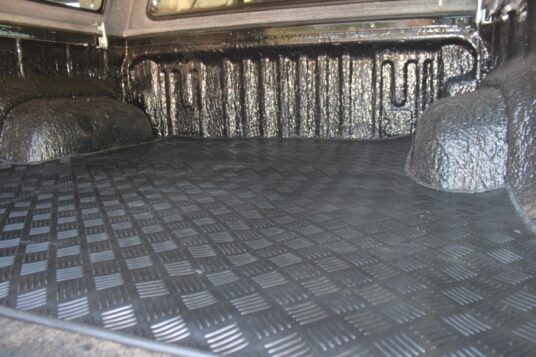BOOXE Rubber BinMats for Toyota Hilux - Close up