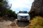 Off-road Test: Mitsubishi Triton Front View Off-road Test: Mitsubishi Triton Front View