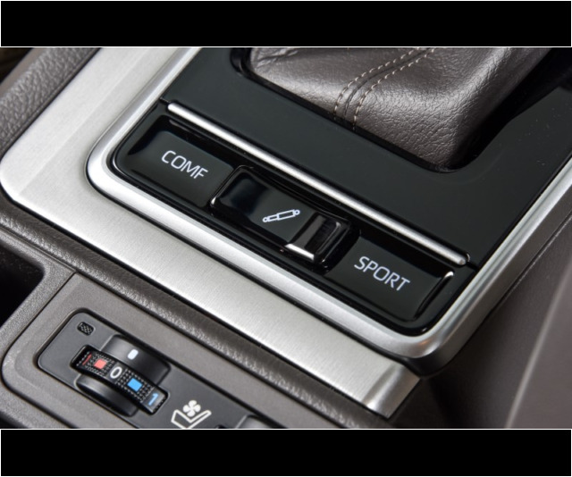 Air suspension on top model allows programmable damper function. Air suspension on top model allows programmable damper function.